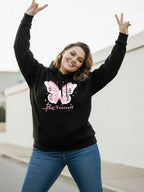 Women Printed Hooded Sweatshirt