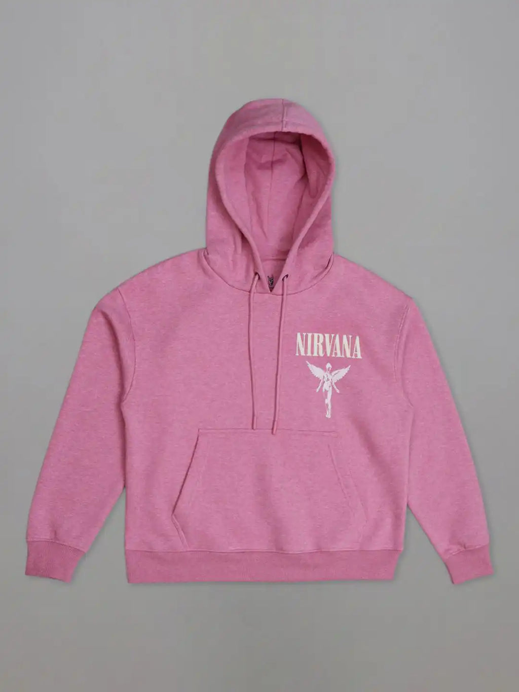 Women Nirvana Printed Relaxed Fit Hoodie