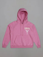 Women Nirvana Printed Relaxed Fit Hoodie