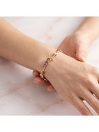 Women Gold-Plated Link Bracelet