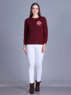 Women Graphic Printed Pullover Sweatshirt