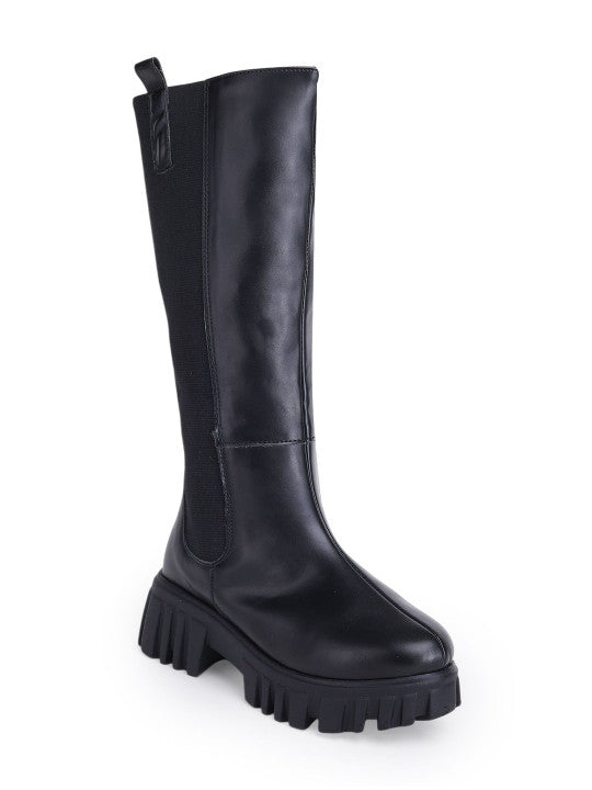 Women Round Toe Zip Winter Boots