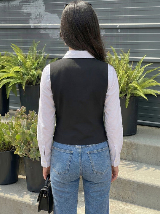 V-Neck Formal Waistcoat