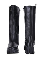Women Round Toe Zip Winter Boots