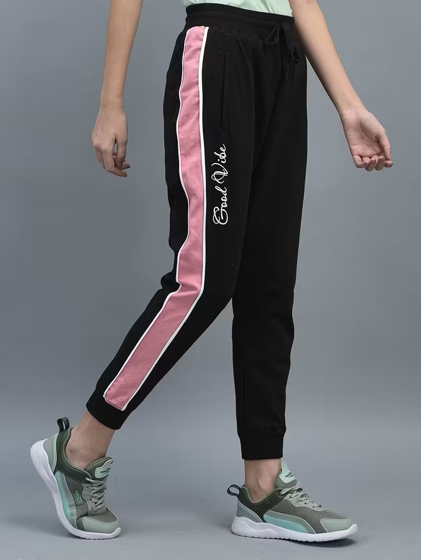 Women Color Block Regular Fit Jogger