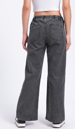 Women Stretchable Wide Leg Jeans
